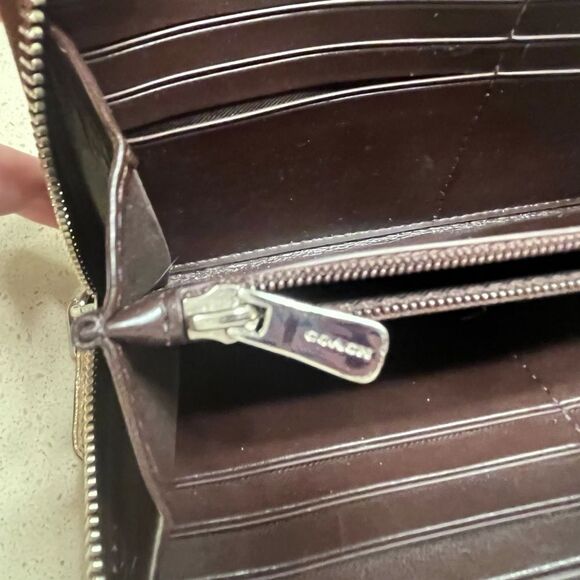 Coach star accordion wallet f39085 - Picture 4 of 4